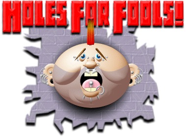 Holes for Fools! 3D Caricature of a pierced fatboy